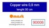 Omask 90006 Copper wire 0,9 mm lenght 50 cm